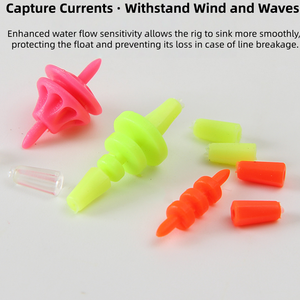 คลิปหนีบเหยื่อคาราไบเนอร์ คันเบ็ดตกปลา คาราสติ๊ก ลอยน้ำ ตกปลาทะเล ลอยน้ำ ตีไกล อุปกรณ์ตกปลา ไม่ทำลายสาย - Product Image 4
