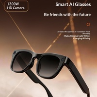 E06S Traduction IA intelligente transfrontalière pour lunettes, contrôle tactile, caméra 13MP, fonctions musique et photo, protection UV