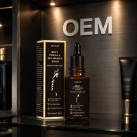 Sérum pour la peau naturel personnalisé pour hommes, traitement anti-rides et raffermissant pour le visage, hydratation profonde de la peau