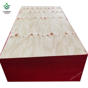 Chất lượng tốt nhất 18mm thông <span class=keywords><strong>Veneer</strong></span> ván ép với sơn phun màu đỏ trên cạnh giá thấp - Product Image 2