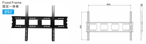 Cố Định TV Wall Mount Bracket Thích Hợp Cho Kích Thước Lớn <span class=keywords><strong>B92</strong></span> - Product Image 5