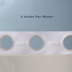 Suministros de fábrica Cortina Cinta de tela perforada con cinta textil Bucle romano Cinta de cortina perforada gruesa - Product Image 6