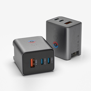 Hàng mới 65W gan sạc pd3.0 PPS gan sạc nhanh đa cổng 2a1c Power Adapter cho máy tính xách tay điện thoại di động - Product Image 3