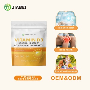 Fabricant de vitamines OEM, <span class=keywords><strong>capsule</strong></span> molle de vitamine <span class=keywords><strong>D3</strong></span> pour adultes, soutient la santé osseuse globale, compléments alimentaires en gros - Product Image 2