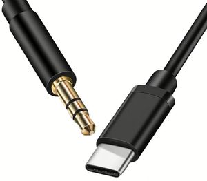 1m <b>Aux</b> <b>Cable</b> Type-C to 3.5MM Audio <b>Cable</b> USB C Type C to 3.5MM Car <b>Aux</b> Audio Jack Music Auxiliary <b>Cable</b> for Car - Product Image 1