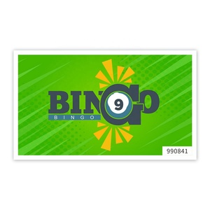Tarjetas de Bingo Personalizadas, Impresión Personalizada en Papel Reciclado, Bajo Pedido Mínimo Disponible, Impresión Digital - Product Image 2