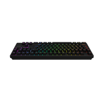 Aikun Keyboard Keyboard Gaming berkabel, 3 lampu latar warna, 90 tombol karet sunyi, penyesuaian Volume, Multi tombol anti-ghosting