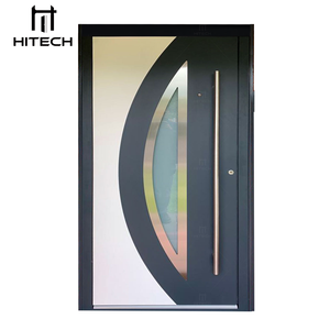 Porta d'Ingresso Principale Girevole Hi-tech, Porta Esterna Moderna in Alluminio per Casa - Product Image 5