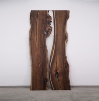 Plateaux de table basse extensibles en bois massif de Copalwood rhodésien et résine de hickory pour la vente en gros de meubles de maison