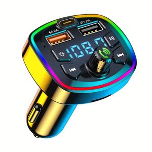 Transmisor FM para Auto Q7 QC3.0, Reproductor MP3, Manos Libres, Cargador Rápido PD Multifunción, Adaptador de Carga para Auto - Product Image 1