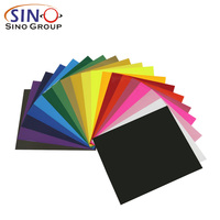 Vinyle thermocollant HTV, plusieurs couleurs, transfert sur vêtements, t-shirts, textiles, coton
