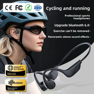 Cuffie Bluetooth a Conduzione Ossea X3 Sport con Microfono per Ciclismo, 26g, Connessione a 2 Dispositivi, Certificazione CE FCC RoHS - Product Image 1