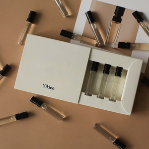 กล่องบรรจุภัณฑ์น้ำหอมแบบพับได้พร้อมโลโก้สั่งทำพิเศษ ชุดกล่องเก็บขวดน้ำหอมตัวอย่าง สำหรับขวดขนาด 2 มล. 3 มล. 5 มล. - Product Image 1