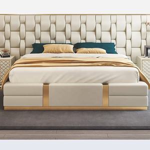 Offre Spéciale en gros bon marché et bon pays gothique King Size Mid Sleeper <span class=keywords><strong>Alaskan</strong></span> Hotel lit rembourré en velours tufté - Product Image 6