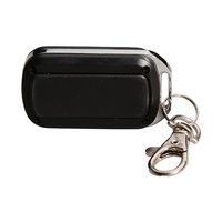 Télécommande RF YET016 à code d'apprentissage pour puce EV 1527 avec porte-clés métallique