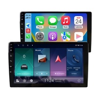 P17 2+32GB 10.1" Écran tactile Android pour voiture, autoradio, électronique automobile, prise en charge ASP BT WIFI Carplay, caméra 360°