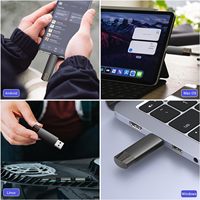 Unidad Flash USB-C 3.0 de 64 GB con Puertos USB-A y Tipo-C, 2 en 1, Portátil, para Teléfonos Inteligentes/Tabletas/Computadoras/Mac/Phone 16/17