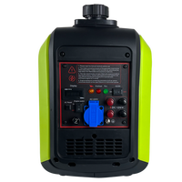 2kw Tragbarer schall dichter AC220V DC12V Doppels pannungs ausgang Benzin geräuschloser Wechsel richter Generator Verwendung von Elektro werkzeugen