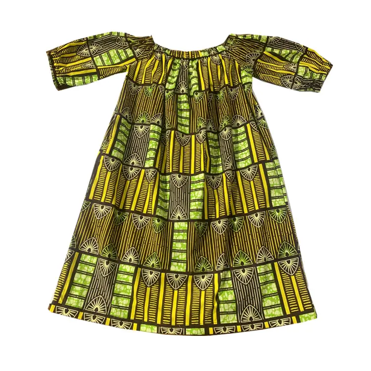 Vestido de dashiki africano personalizável, de alta qualidade, para roupas por 100% algodão