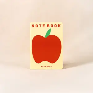 2023 2024 New School Supplier Ins Fruit Apple Pattern Exercise A5 Notebooks Stitching Custom Original Design OEM Simple Diary