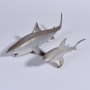 Zhiqu 1/12スケールメガロドンシャークモデル固体プラスチックユニセックスシミュレーション海洋生物海底世界 - Product Image 5