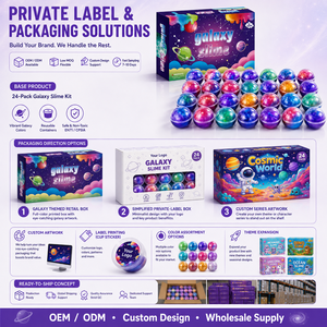 Set de Slime Galáctico al por Mayor, Juguetes de Slime Elástico Brillante y Colorido para Regalos de Fiesta Infantiles, Kit de Juego Sensorial OEM para Venta al por Mayor - Product Image 2