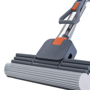 Mopa de microfibra sin necesidad de lavado, rectangular, tamaño grande, con escurridor, para limpieza del hogar - Product Image 3