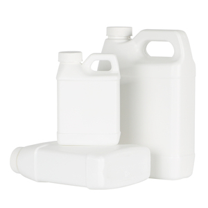 1000ml/500ml/250ml bán buôn cấp thực phẩm HDPE Trắng chai nhựa tay vuông xô với vít mũ cho chất lỏng hoặc sữa, điện - Product Image 2