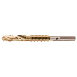 Ns Processing Metal Straight Fluted Tap Thread Cutting Tool Drill Tapping Integral Consumized Screw Tap