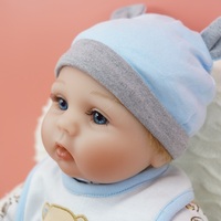 Muñeca realista de cuerpo suave para niños recién nacidos, juguete de muñeca de 22 pulgadas con pelo de estilo perfecto para niños