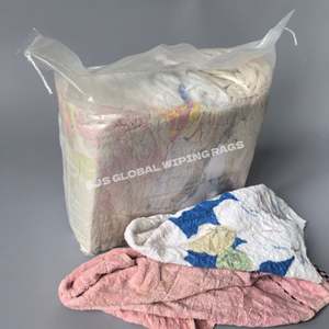 Paños de Limpieza de Algodón 100% Super Absorbentes de Color para Uso Industrial en la Limpieza y Mantenimiento de Equipos Pesados - Product Image 1