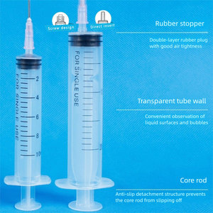 Bán buôn nhựa PP ống tiêm trượt khóa 30ml trượt trong suốt khóa kiểm soát liều ống tiêm - Product Image 4