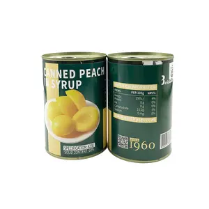 Frutta in scatola succosa con gusto ricco dolce aromatizzato pesca gialla sciroppo - Product Image 2