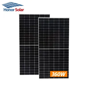 Honor солнечные монокристаллические солнечные панели высокоэффективные панели 360 ватт PV модуль солнечной системы