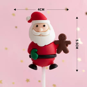 Décorations de gâteaux de Noël, Toppers de gâteaux de Noël, Père Noël, Cerf, Étoile, Arbre, Cloche, Guirlande, Toppers festifs pour les fournitures de fête de Noël - Product Image 3