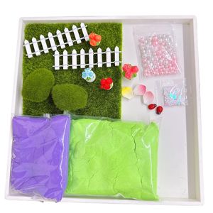 Vasca Sensoriale a Tema Fiabe Paico per Bambini, Vassoio per Sabbia Montessori, Ausili Didattici per l'Educazione Precoce, Vasca per Giochi <span class=keywords><strong>Mondo</strong></span> in Miniatura - Product Image 6