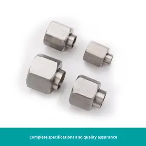 304น๊อตสแตนเลสพร้อมเกลียวภายในบานความดันต่ำอุปกรณ์เสริมกระดิ่งปากท่อทองแดงบูชน็อตหกเหลี่ยม - Product Image 3