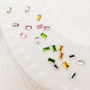 Authentique strass en cristal de <span class=keywords><strong>Swarovski</strong></span> Modèle 2510 Rectangulaire Dos Plat Autriche-Fait pour l'industrie de la bijouterie - Product Image 1