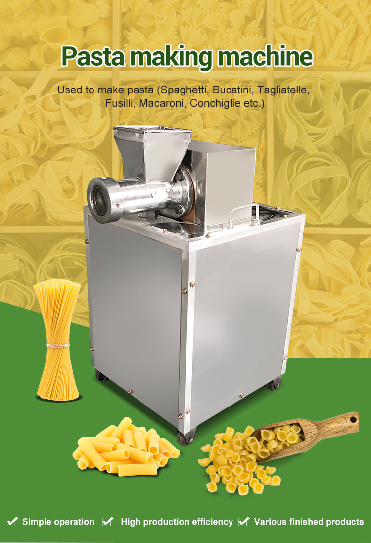 Dây Chuyền Sản Xuất Quy Trình Sản Xuất Mì Ống Công Nghiệp Máy Làm Mì Ống Macaroni Máy Làm Mì Ống