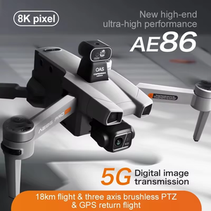 โดรน PRO กล้อง 8K มินิ 3 แกนกันสั่น Gimbal GPS ระบบหลบหลีกสิ่งกีดขวาง Ae86pro Pro Plus Pro Drone - Product Image 5
