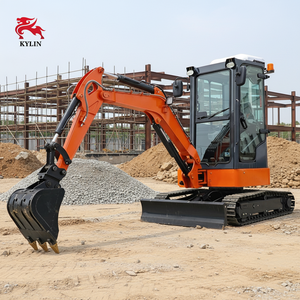 Máy xúc mini Kylin 3.4 tấn, động cơ <span class=keywords><strong>Yanmar</strong></span> Kubota, chứng nhận CE, giá DDP, xuất xưởng trực tiếp từ nhà máy Kylin - Product Image 1