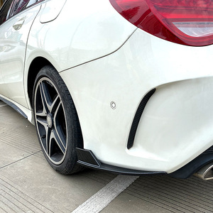 Mercedes-Benz CLA-Class Rear Bumper Corner Cover Piano Black Carbon Fiber Texture PP Material for 2013-2019 Retrofit Upgrade - Product Image 5