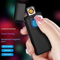 Briquet électrique personnalisé tendance et cool en plastique, briquets à fumer en vrac avec logo personnalisé