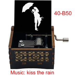 Bằng Gỗ Tay Thủ Công Hôn Mưa Âm Nhạc Bài Hát Âm Nhạc Hộp Cho Sinh Nhật/Kỷ Niệm/Quà Tặng Độc Đáo Cho Mẹ/Con Gái/Vợ - Product Image 6