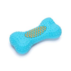 Giocattolo - giocattolo in lattice multicolore a forma di osso, resistente e durevole, ideale per l'intrattenimento delle animali domestici. - Product Image 1