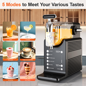 Compact Space-saving Portable 5 Preset Settings Temperature Control <b>Ice</b> Cream Slush <b>Machine</b> Anti-drip Spout Household Use 2L - Product Image 6