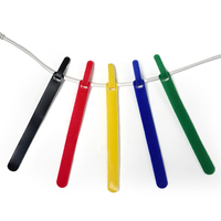 Attaches de câble en nylon auto-adhésives 12x175mm dos à dos éco-responsables organisent des sangles de rangement pour la salle de classe de bureau à domicile