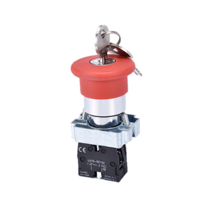Plastic Key <b>Push</b> <b>Button</b> <b>Switch</b> 10A 240V Industrial Control Panel Reset Waterproof Stainless Steel 1NO1NC - Product Image 1