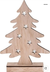 Wooden <b>Christmas</b> <b>Tree</b> <b>Stand</b> Tabletop Ornament Carved Holiday Decor Traditional Style Handmade <b>Tree</b> Shape - Product Image 6