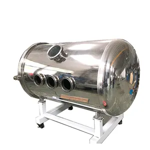 Custom SS304 316 Cylindrical Ultra High Vacuum Chamber Lab